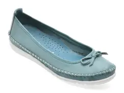Balerini FLAVIA PASSINI albastri, 2565, din piele naturala imagine