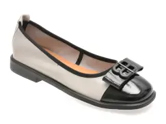 Balerini FLAVIA PASSINI argintii, V732G22, din piele naturala imagine