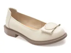 Balerini FLAVIA PASSINI bej, 6020, din piele naturala imagine