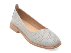 Balerini FLAVIA PASSINI gri, 330, din piele naturala imagine