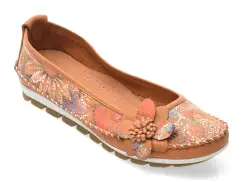 Balerini FLAVIA PASSINI maro, 127, din piele naturala imagine