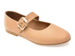 Balerini FLAVIA PASSINI maro, 152, din piele naturala imagine