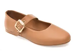 Balerini FLAVIA PASSINI maro, 152, din piele naturala imagine