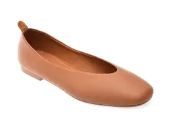 Balerini FLAVIA PASSINI maro, 2480, din piele naturala imagine