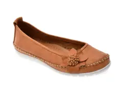 Balerini FLAVIA PASSINI maro, 2560, din piele naturala imagine