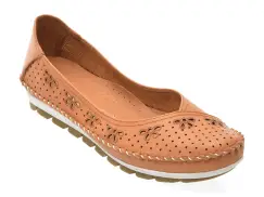 Balerini FLAVIA PASSINI maro, 2666, din piele naturala imagine