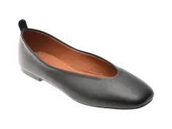 Balerini FLAVIA PASSINI negri, 2480, din piele naturala imagine