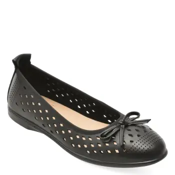 Balerini FLAVIA PASSINI negri, 79673, din piele naturala imagine