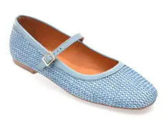 Balerini GRYXX albastri, 902, din material textil imagine