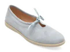 Balerini GRYXX albastri, 9523, din piele intoarsa imagine