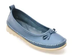 Balerini GRYXX albastri, EV2815, din piele naturala imagine