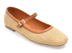 Balerini GRYXX bej, 902, din material textil imagine