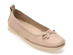 Balerini GRYXX bej, EV2815, din piele naturala imagine