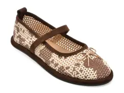 Balerini GRYXX maro, 4842610, din piele naturala imagine