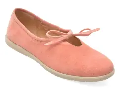 Balerini GRYXX roz, 9523, din piele intoarsa imagine