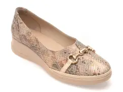 Balerini IMAGE bej, 13403, din piele naturala imagine