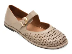 Balerini IMAGE gri, 1614057, din piele naturala imagine