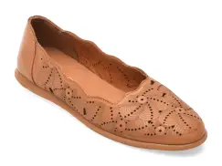 Balerini IMAGE maro, 261819, din piele naturala imagine