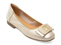 Balerini IMAGE nude, A699, din piele naturala imagine