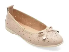 Balerini KARISMA bej, WB60016, din piele naturala imagine