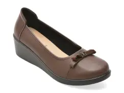 Balerini KARISMA maro, WB60018, din piele naturala imagine