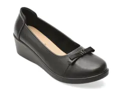 Balerini KARISMA negri, WB60018, din piele naturala imagine