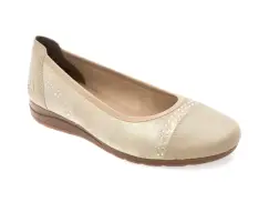 Balerini RIEKER nude, L9353, din piele ecologica imagine
