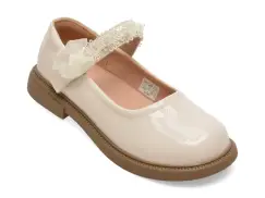 Balerini SELECTION KIDS bej, 61085, din piele ecologica lacuita imagine