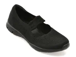 Balerini SKECHERS negri, 159078, din material textil imagine