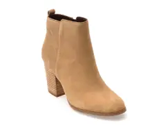 Botine ALDO maro, 14116959, din piele intoarsa imagine