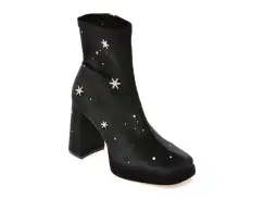 Botine ALDO negre, 14151917, din material textil imagine