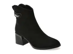 Botine ALDO negre, 170020, din piele intoarsa imagine