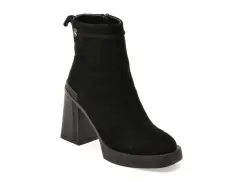 Botine ALDO negre, 70010, din piele intoarsa imagine