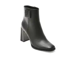 Botine ALDO negre, A1753B, din piele naturala imagine