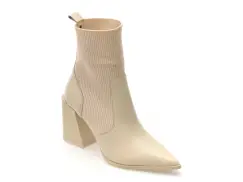 Botine elegante ALDO albe, 13472486, din piele naturala imagine