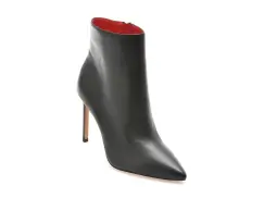 Botine elegante ALDO negre, 13659584, din piele naturala imagine