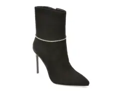 Botine elegante ALDO negre, 2231, din piele intoarsa imagine