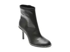 Botine elegante ALDO negre, EDANA 001, din piele ecologica imagine