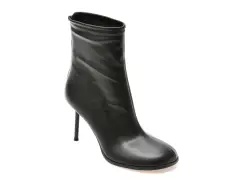 Botine elegante ALDO negre, EVANDER 001, din piele ecologica imagine