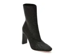Botine elegante ALDO negre, FAELORA 007, din material textil imagine
