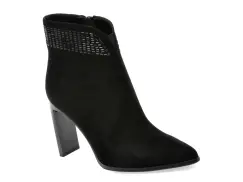 Botine elegante ALDO negre, K350084, din piele intoarsa imagine