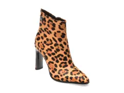 Botine elegante EPICA maro, 71640, din piele naturala imagine
