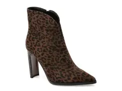 Botine elegante EPICA maro, T0924, din piele intoarsa imagine