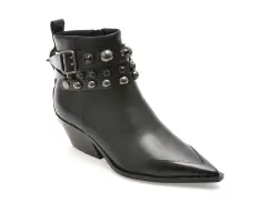 Botine elegante EPICA negre, 1772070, din piele naturala imagine