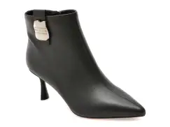 Botine elegante EPICA negre, 2201, din piele naturala imagine