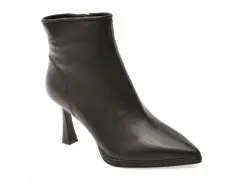 Botine elegante EPICA negre, 229227, din piele naturala imagine