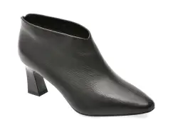 Botine elegante EPICA negre, 27801, din piele naturala imagine