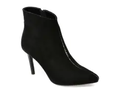 Botine elegante EPICA negre, 2R159, din piele intoarsa imagine