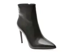 Botine elegante EPICA negre, E32778B, din piele naturala imagine