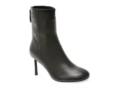 Botine elegante EPICA negre, EB927, din piele naturala imagine